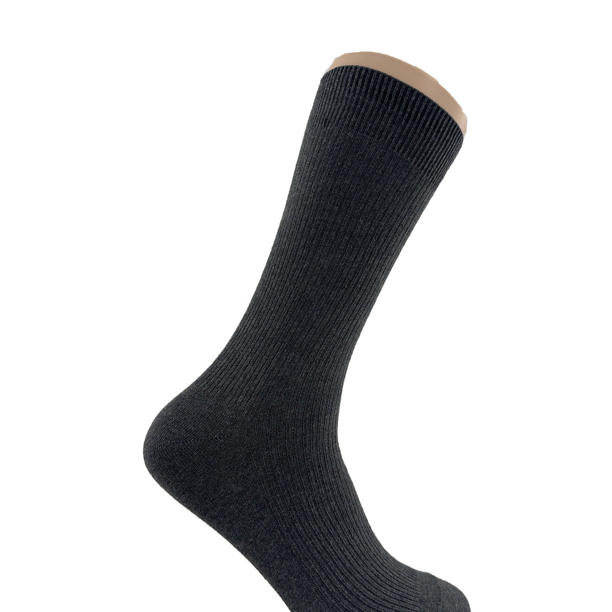 Slim Ribbed Crew Socks | Men’s Calf
