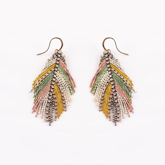 Shining Feather Earrings