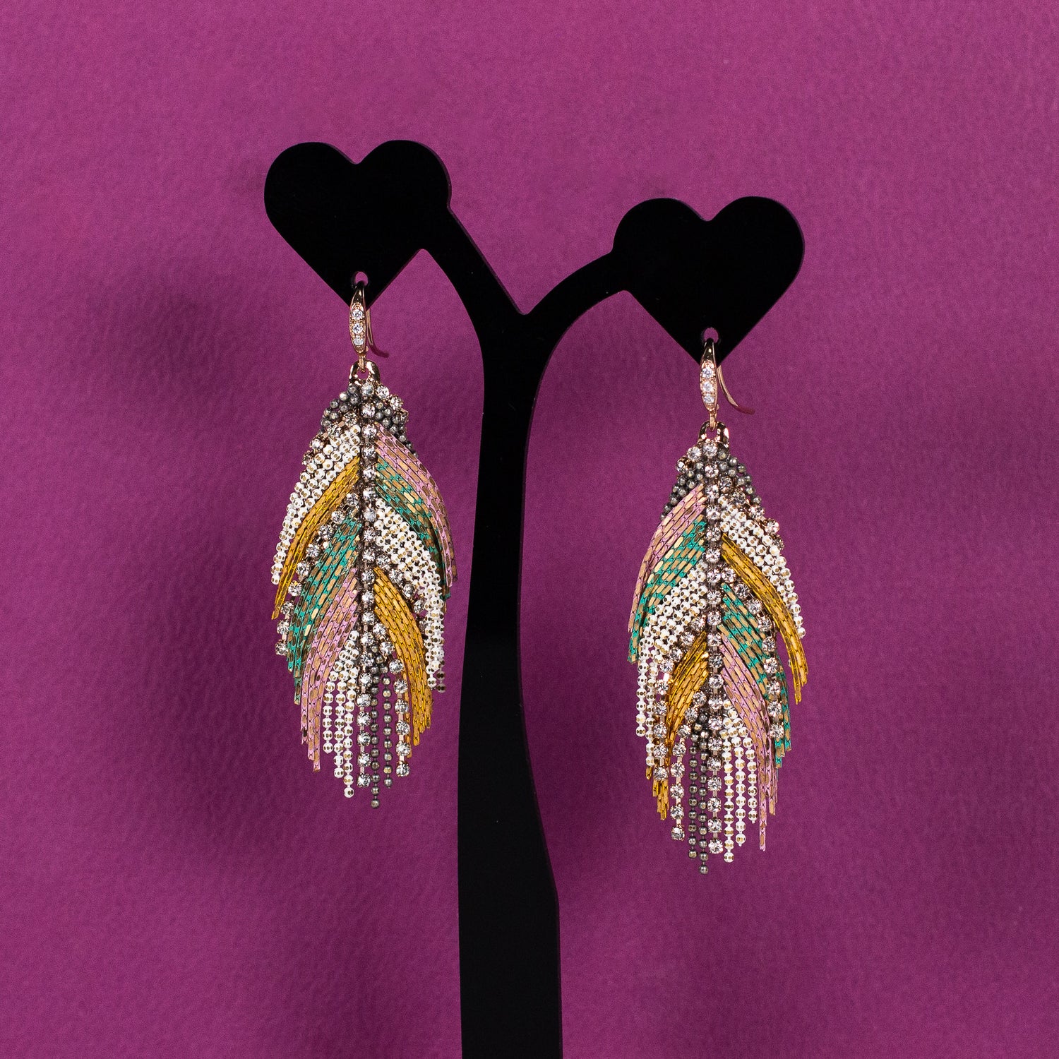 Shining Feather Earrings