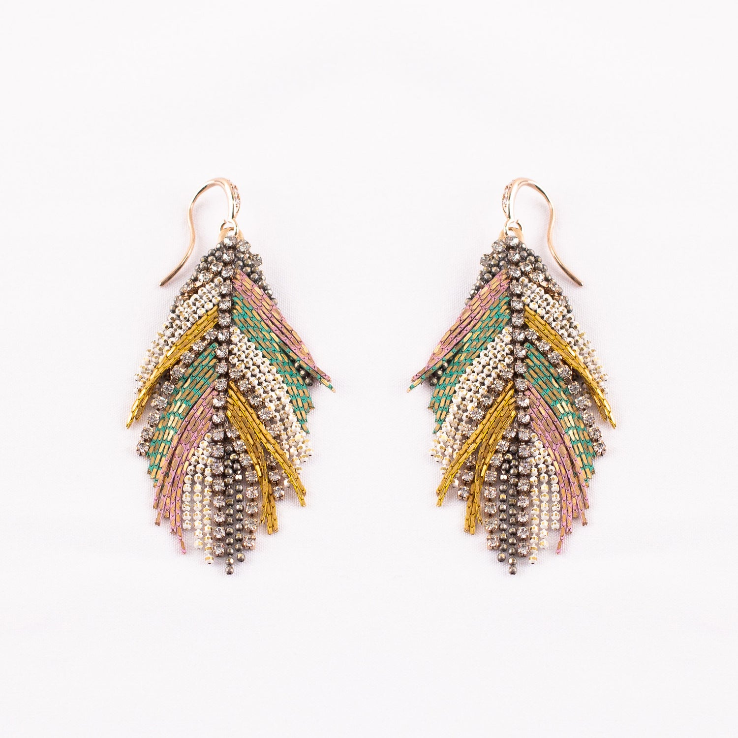 Shining Feather Earrings