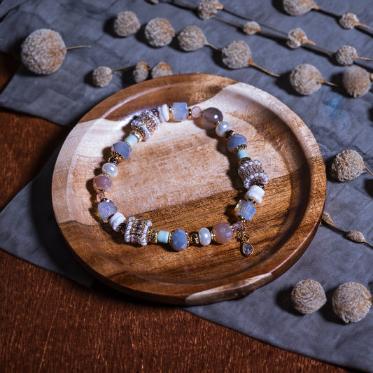 Beach Sunrise Beaded Bracelet