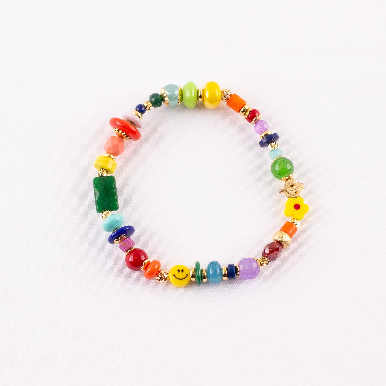 Rainbow Joy Beaded Bracelet