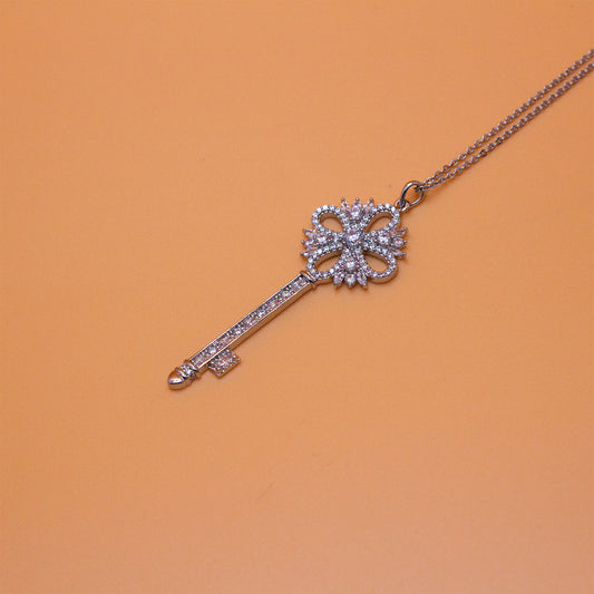 Gem Key Necklace