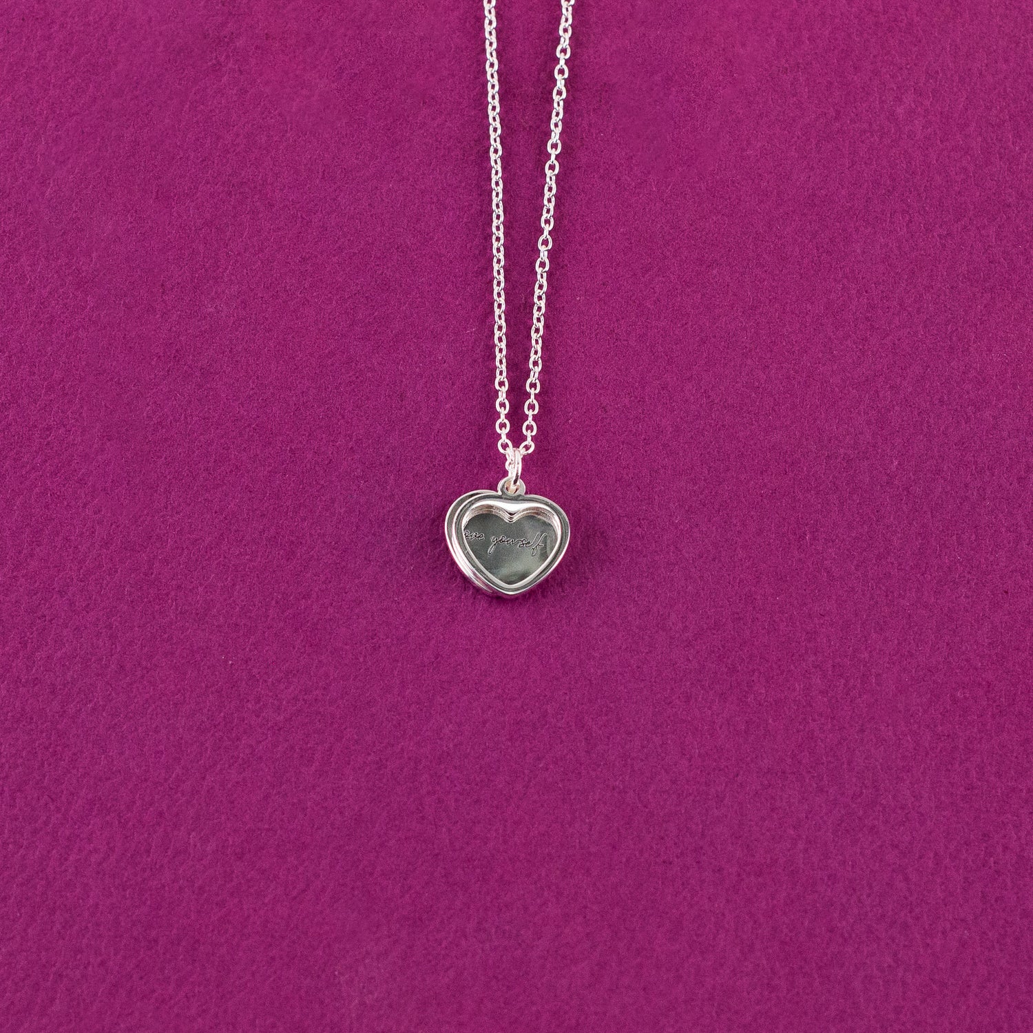 Silver-Colored Love Yourself Necklace