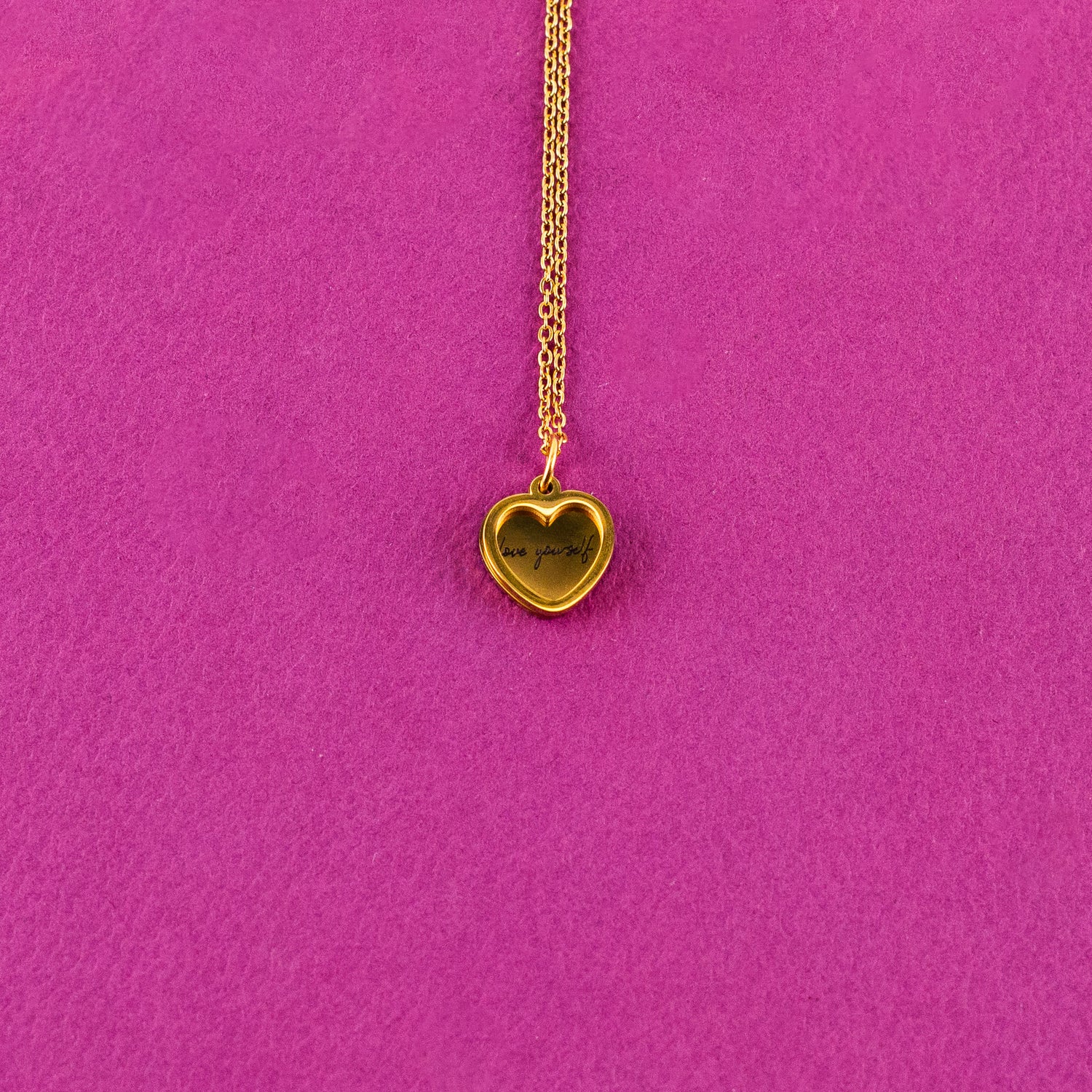 Gold-colored Love Yourself Necklace