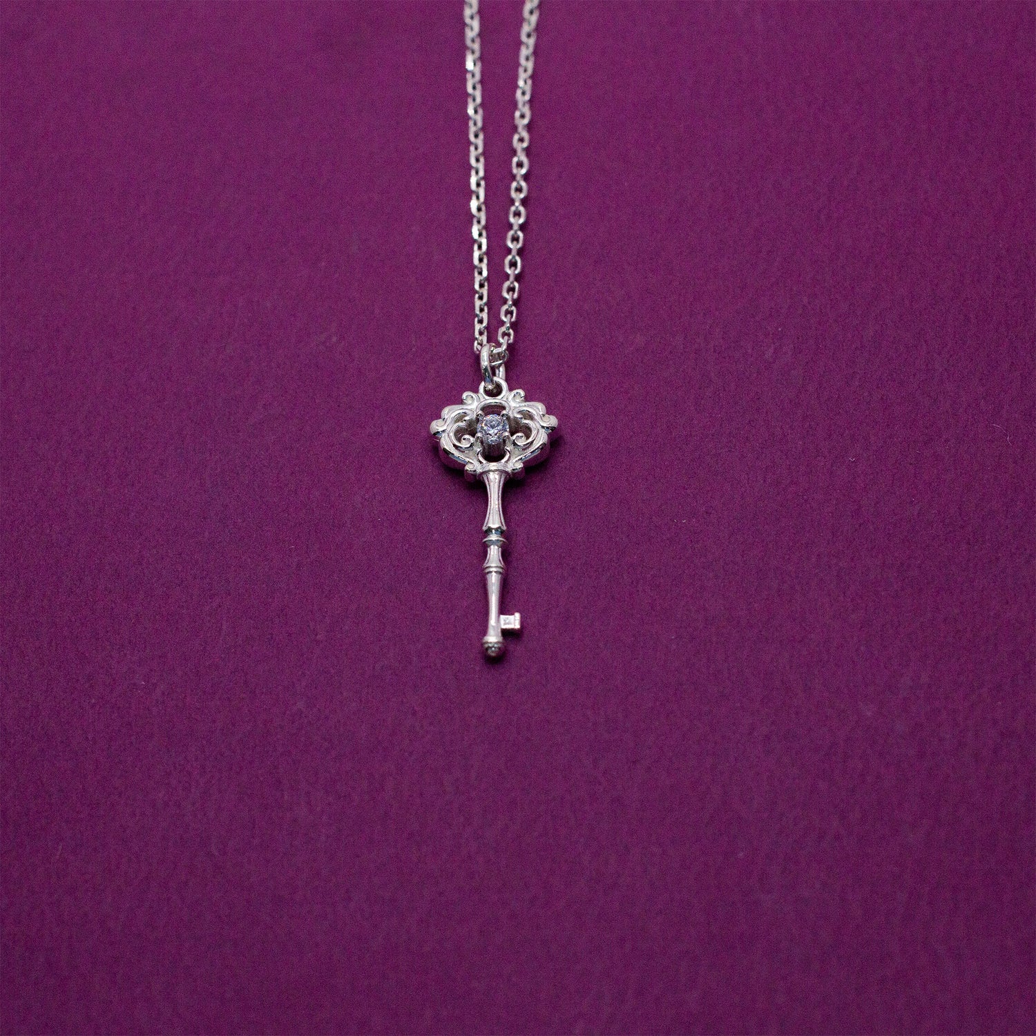 Silver 925 - Secret Garden Key Necklace