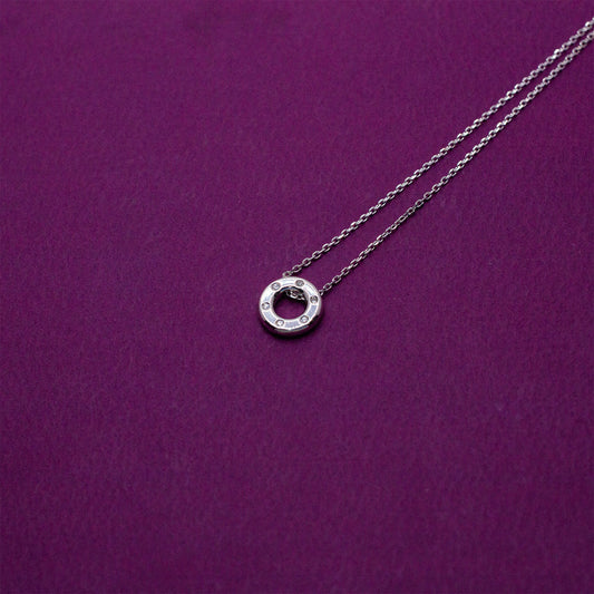 Silver 925 - Glistening Orbit Necklace