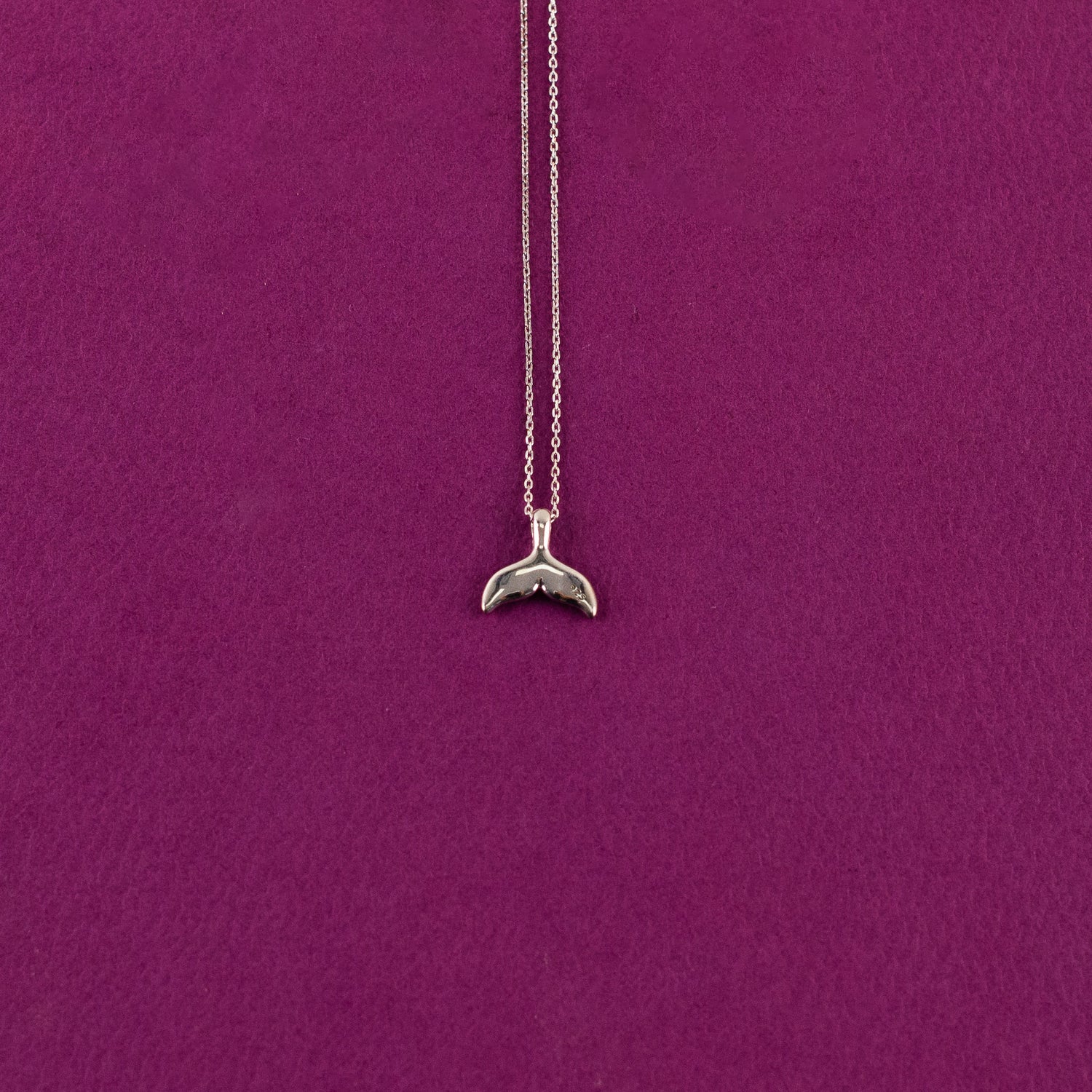 Silver 925 - Whale Tale Necklace