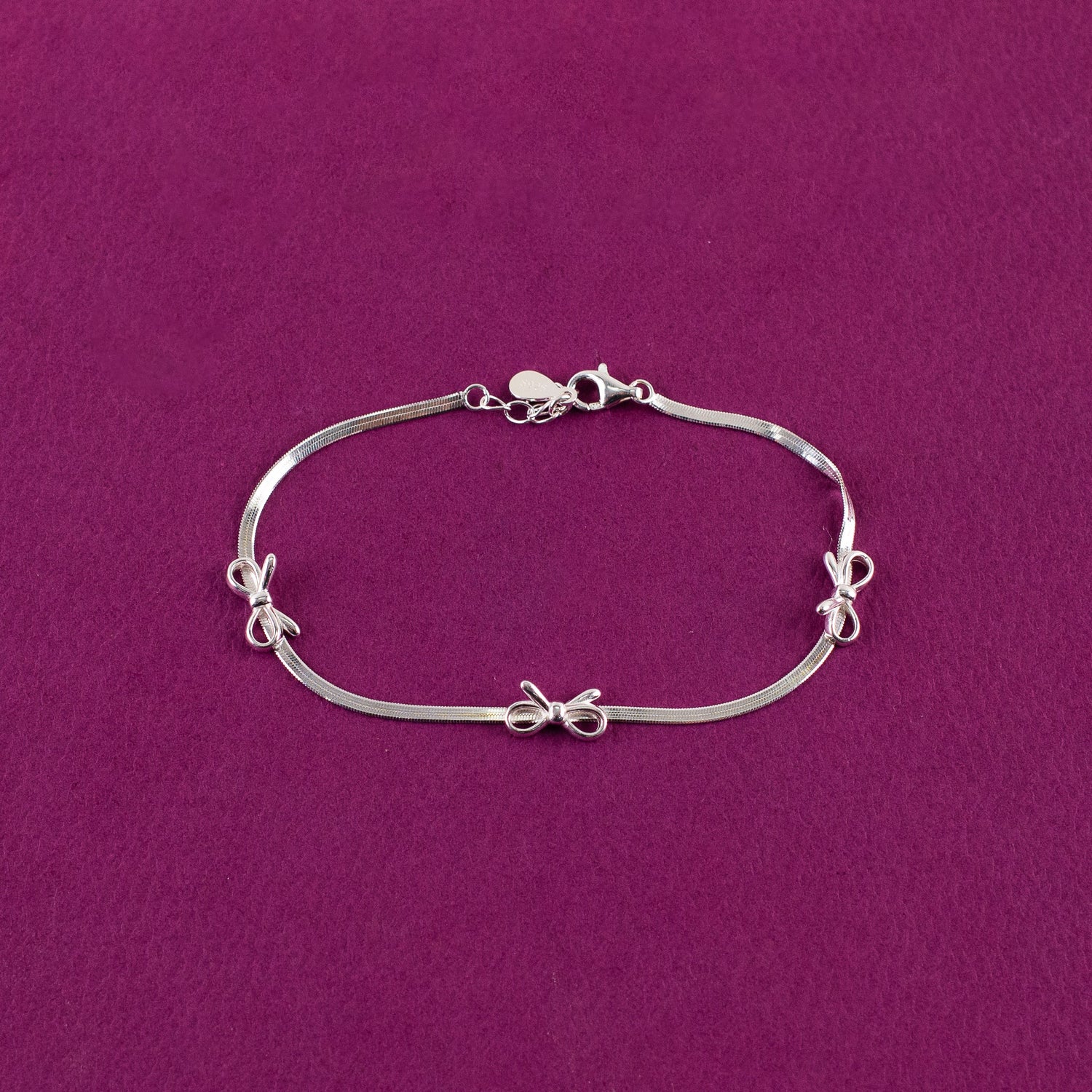 Silver 925 - Bows of Silver Bracelet