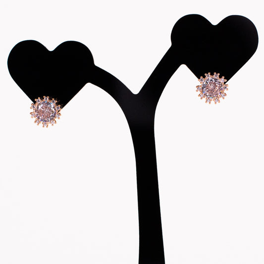 Rosegold-toned Dandelion Earrings