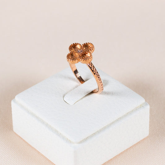 Rosegold-toned Blooming Ring