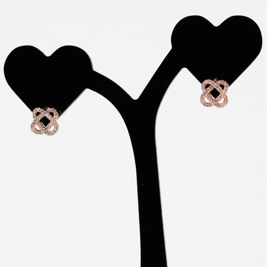 Rosegold-toned Solomon's Know Earrings