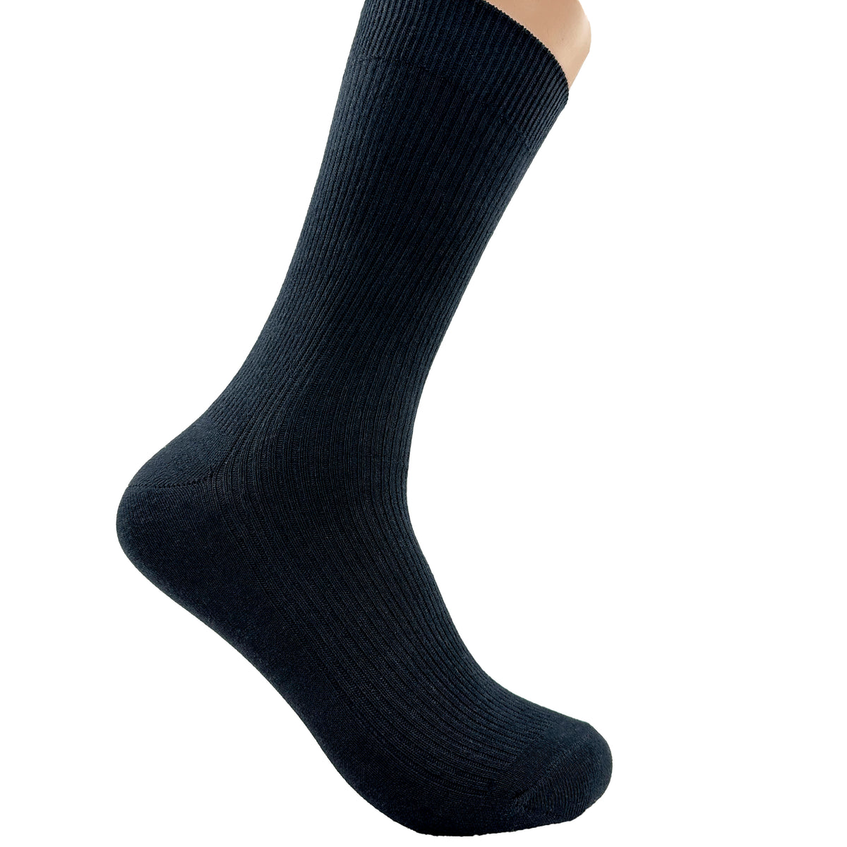 Slim Ribbed Crew Socks | Men’s Calf