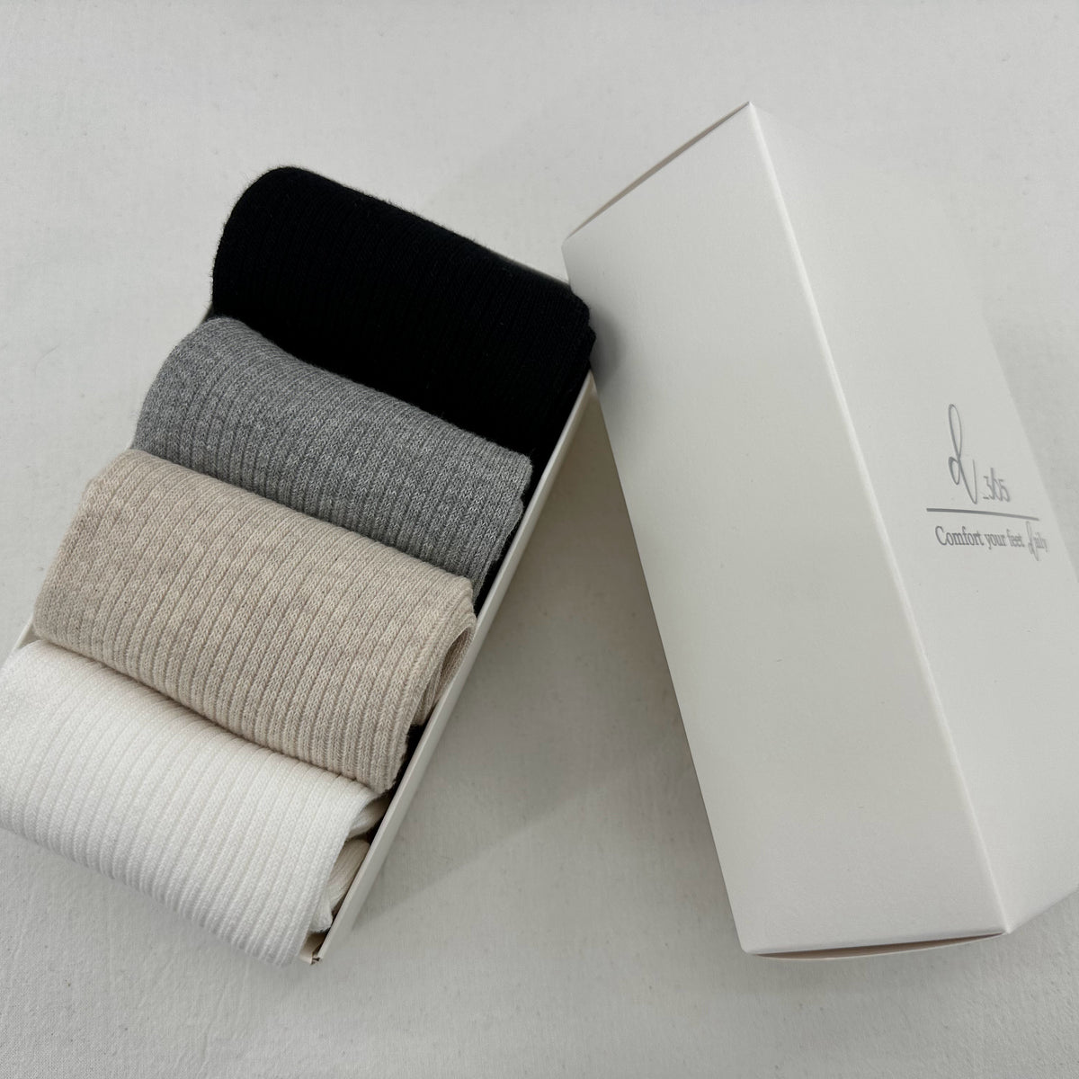 Slim Ribbed Crew Socks | Men’s Calf